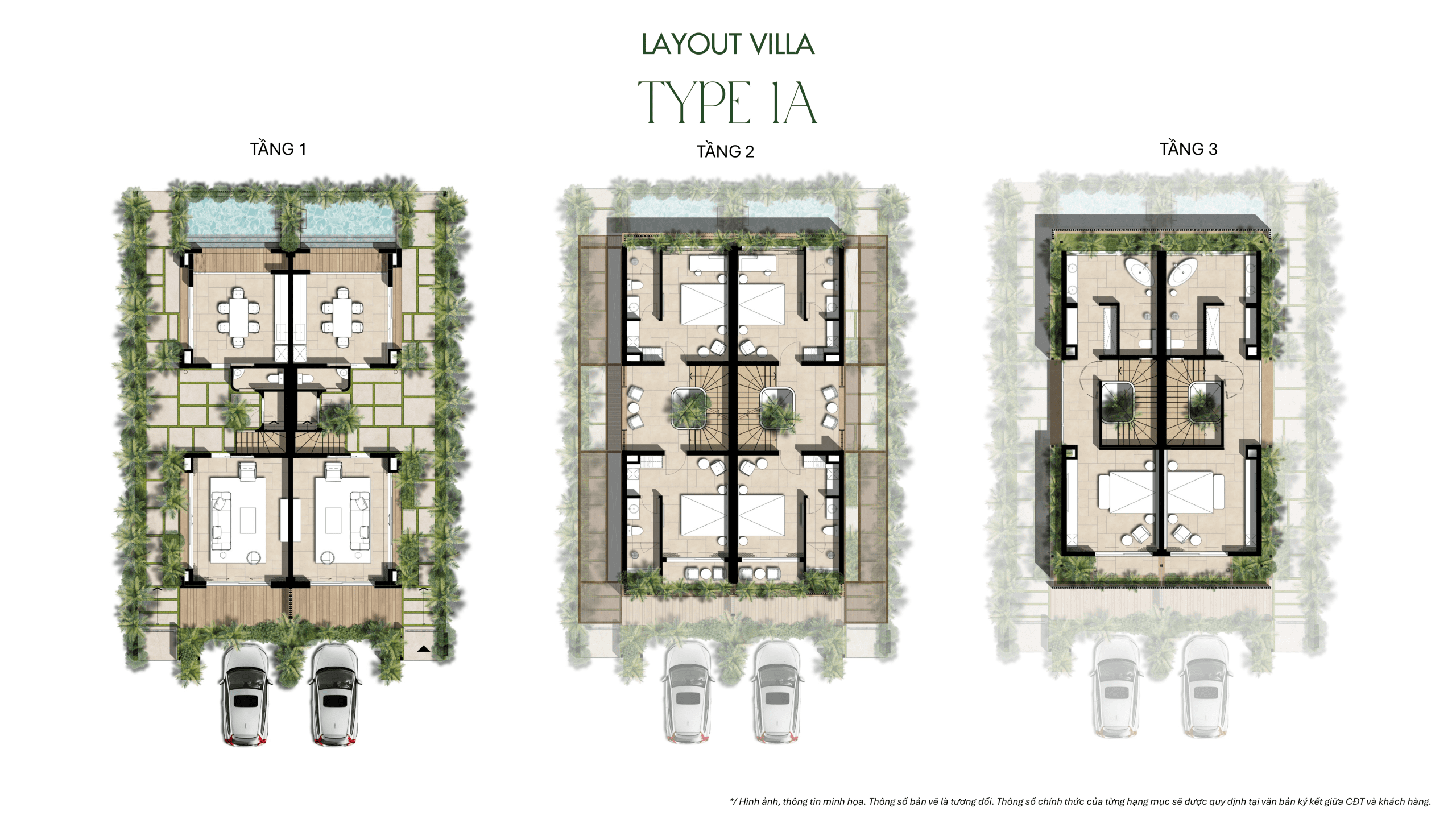 Layout Villa 1A La Tiên Villa