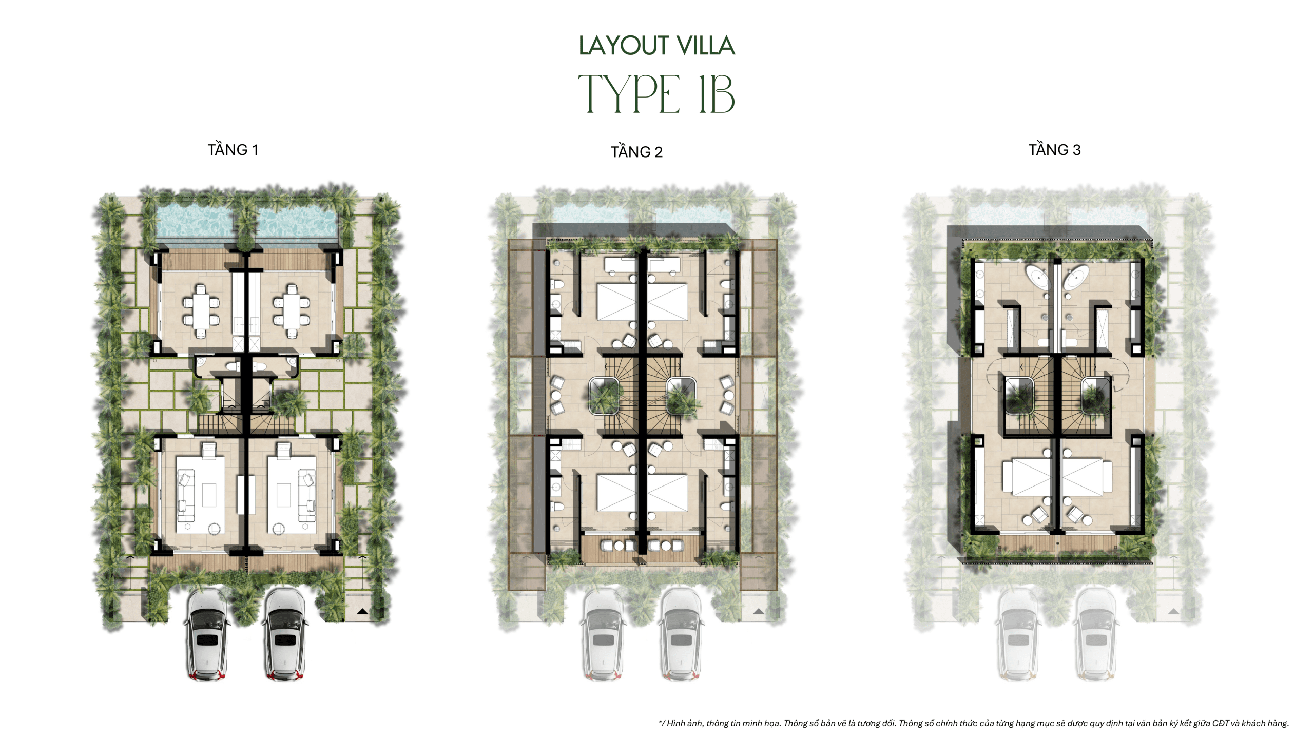 Layout Villa 1B La Tiên Villa