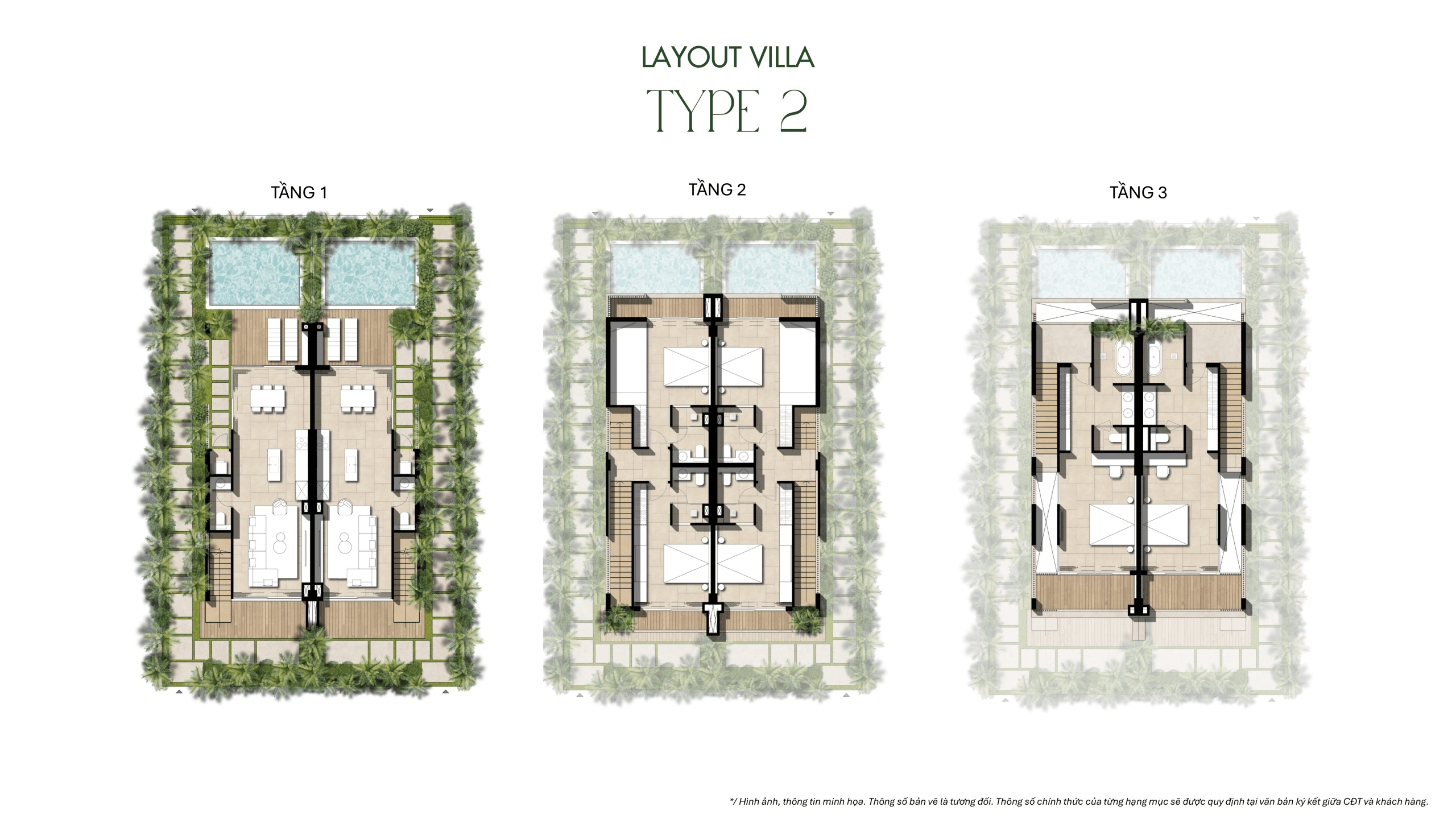 Layout Villa TYPE 2 La Tiên Villa
