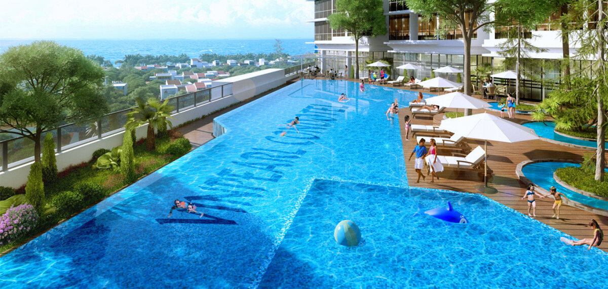 Tiện ích Hồ Bơi ở Vinhomes Hải Vân Bay