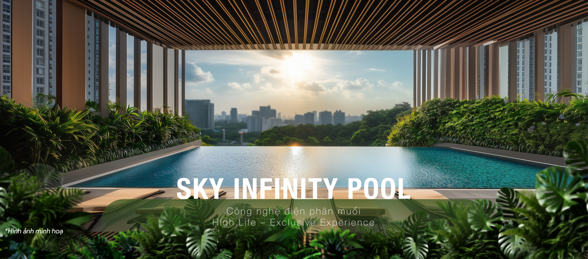 Hồ bơi Sky Infinity tại dự án La Pura