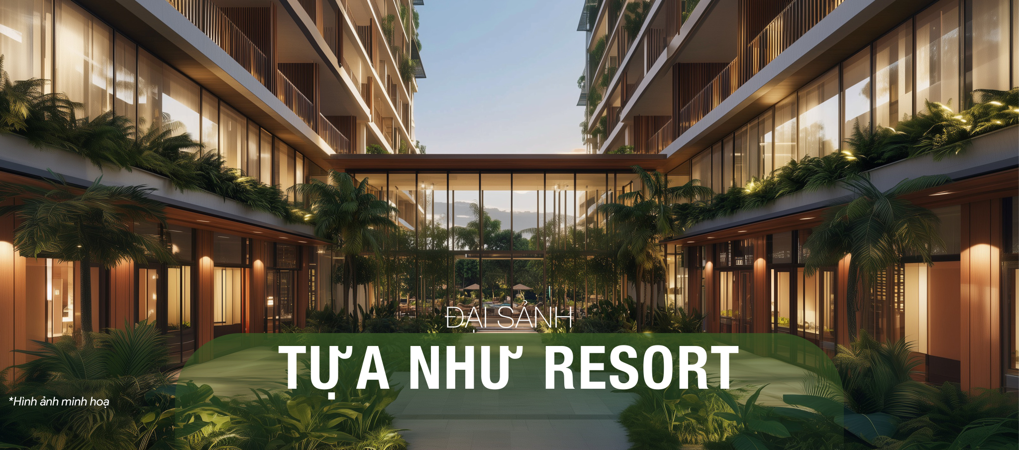 Không gian đại sảnh tại dự án La Pura