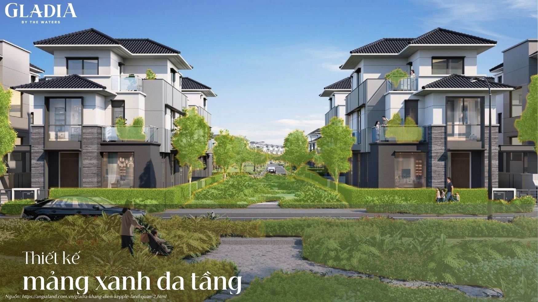 Mảng Xanh Đa Tầng Tại Gladia by the Waters | Thiết Kế Cảnh Quan Độc Đáo  Mảng Xanh Đa Tầng Tại Gladia by the Waters | Thiết Kế Cảnh Quan Độc Đáo