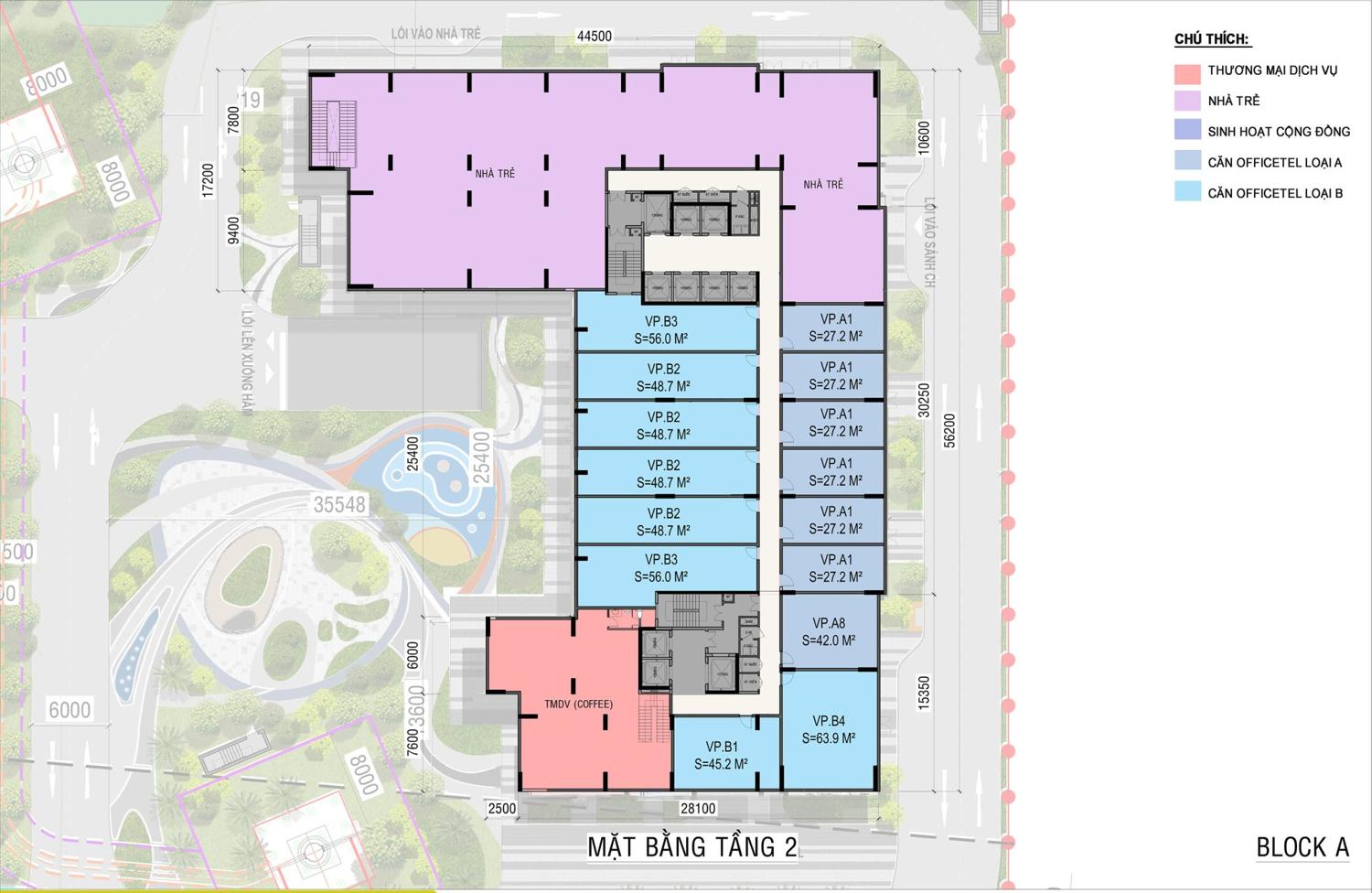 Ava Center Mặt bằng & thiết kế Ava Center