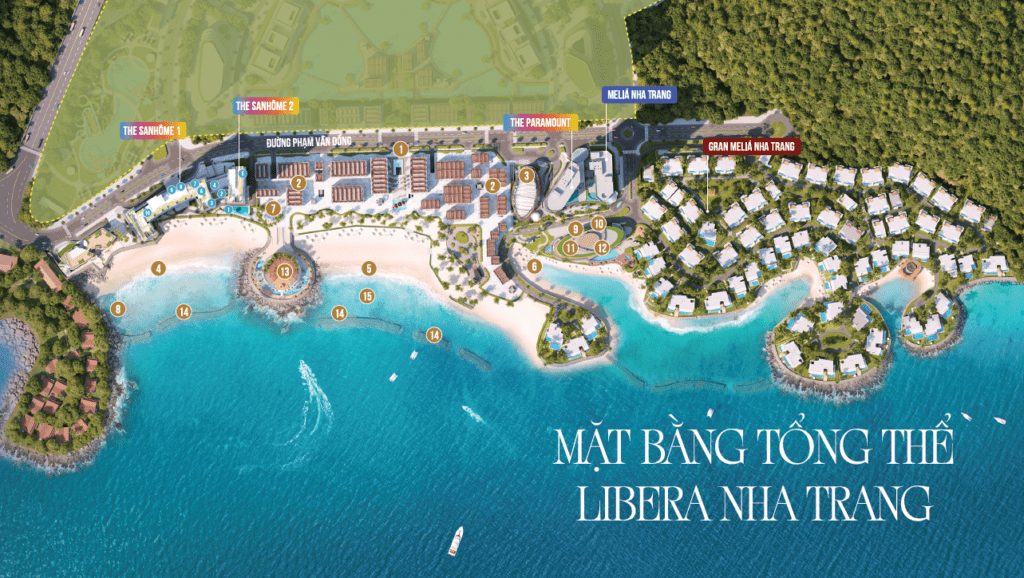 Mặt bằng tổng thể Libera Nha Trang