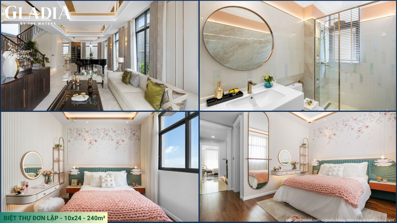 Nhà Mẫu Biệt Thự Đơn Lập Gladia Khang Điền Võ Chí Công Nhà Mẫu Biệt Thự Đơn Lập Gladia Khang Điền Võ Chí Công