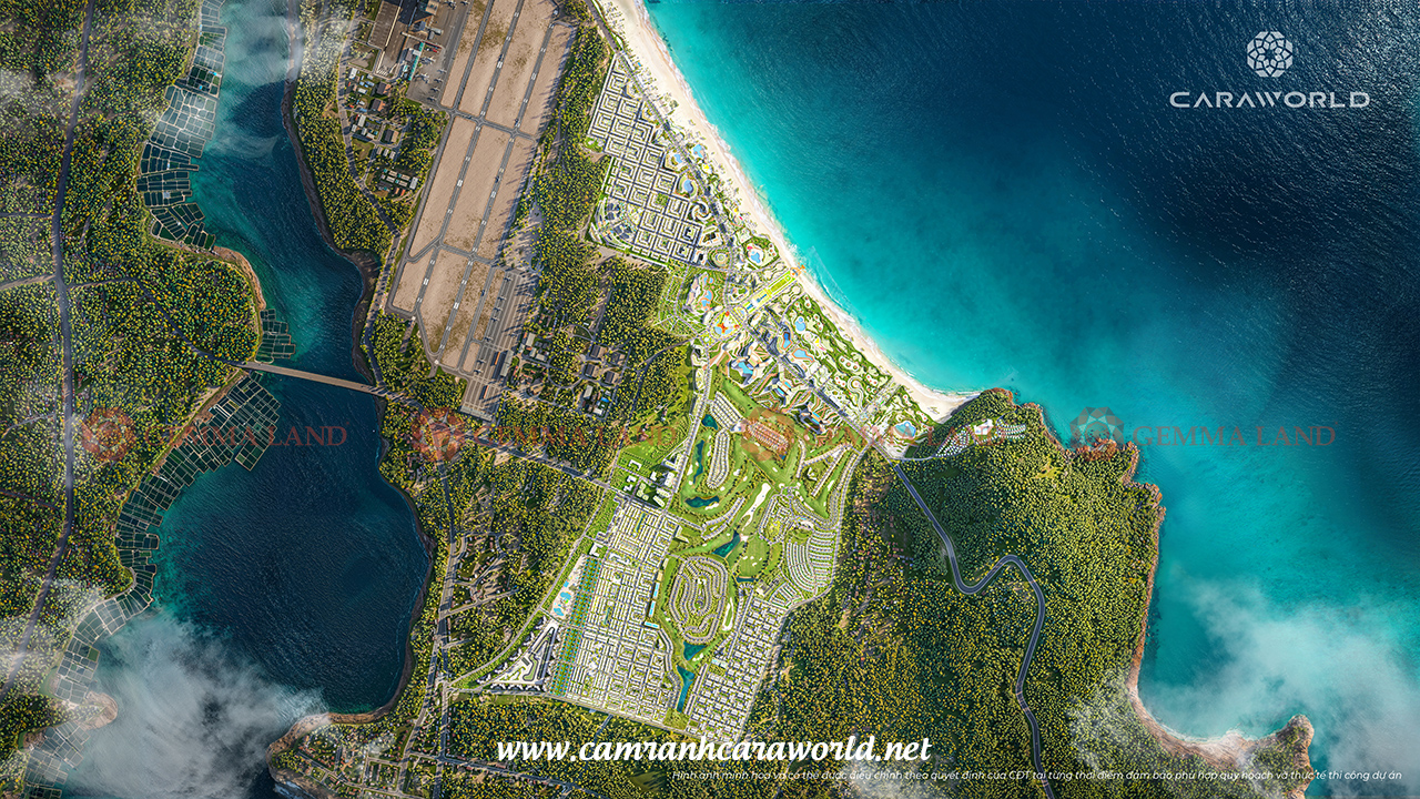 Phối cảnh tổng thể CaraWorld Cam Ranh
