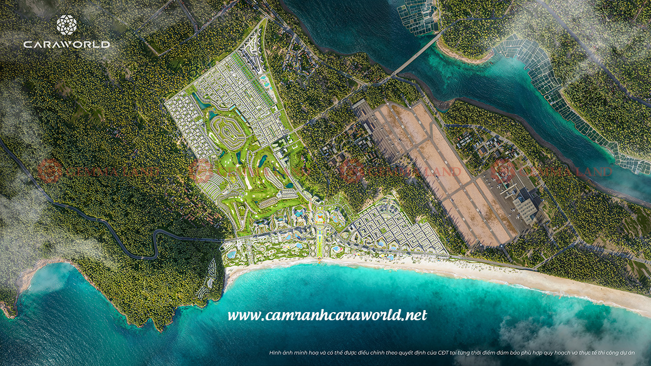 Phối cảnh tổng thể CaraWorld Cam Ranh