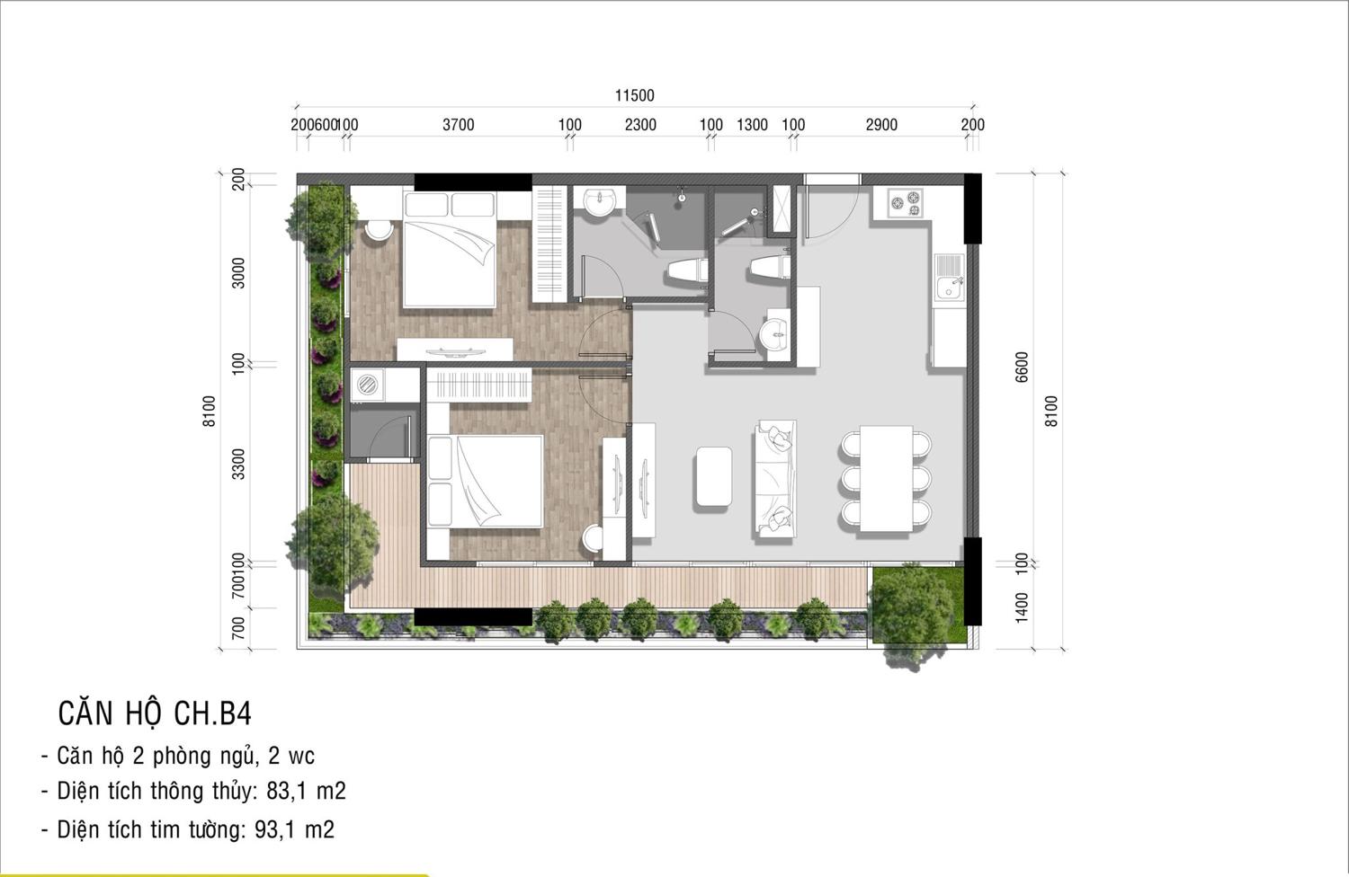 Ava Center Mặt bằng & thiết kế Ava Center
