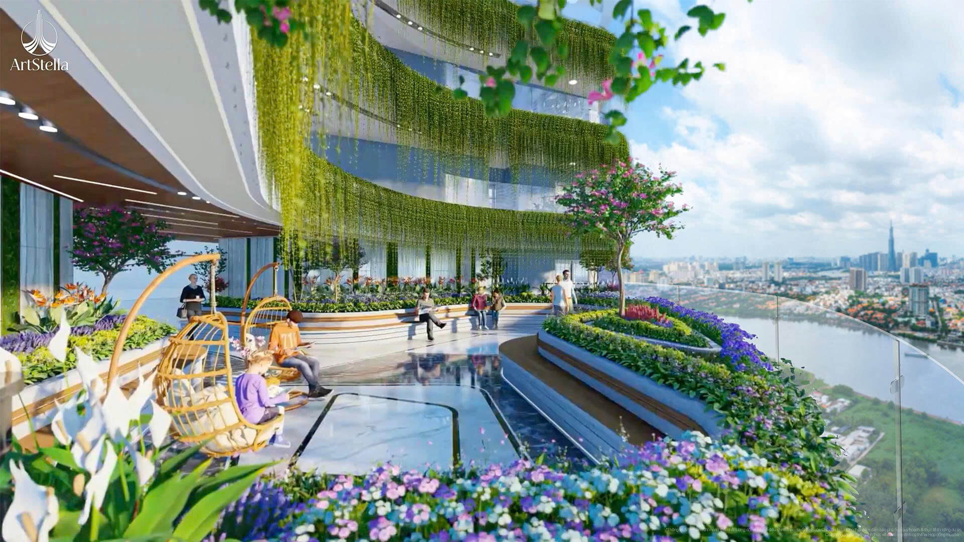 Tiện ích nội khu Vườn đọc sách ArtStella Tiện ích nội khu Vườn đọc sách ArtStella