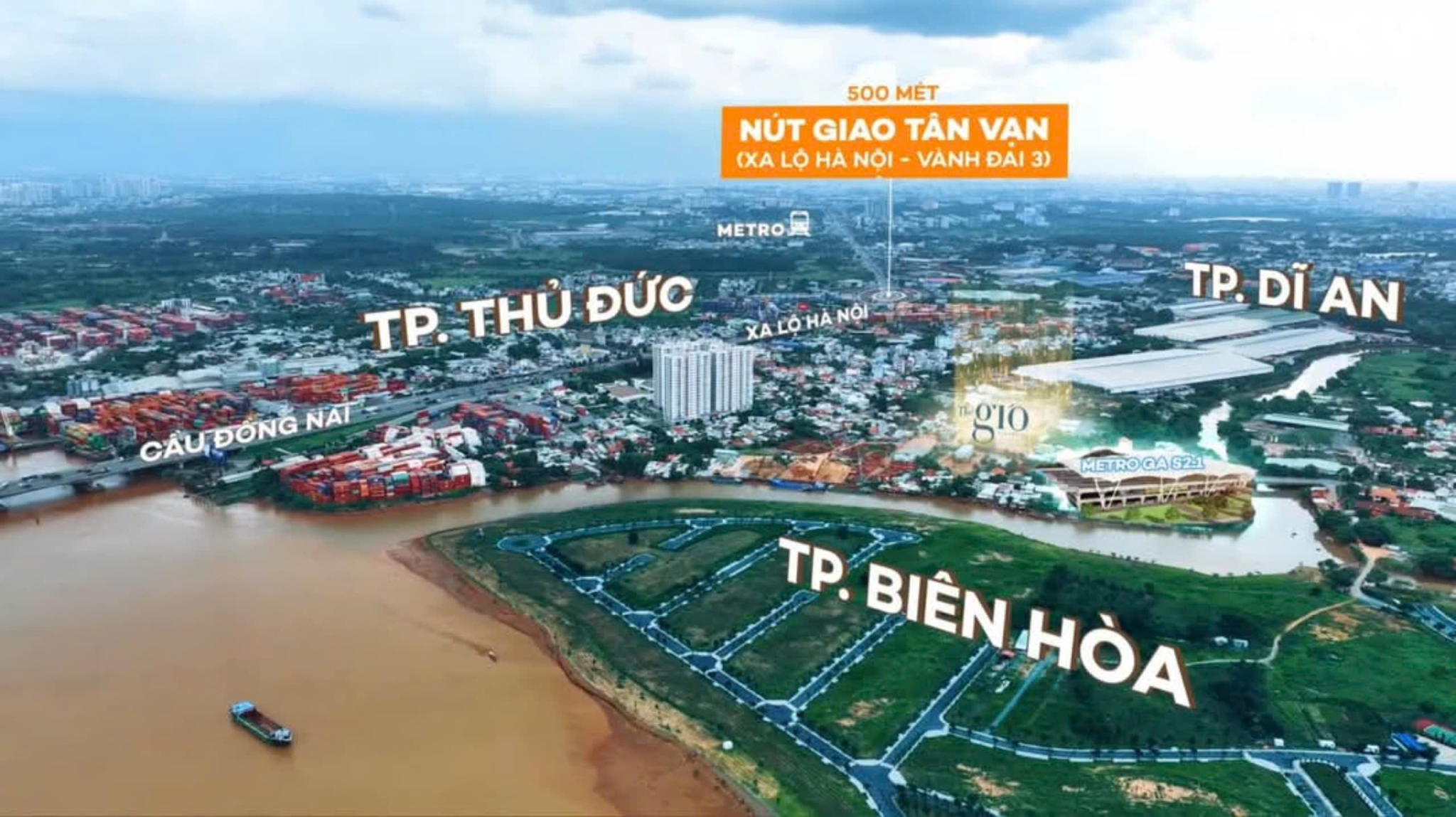 Vị trí dự án The Gió Riverside