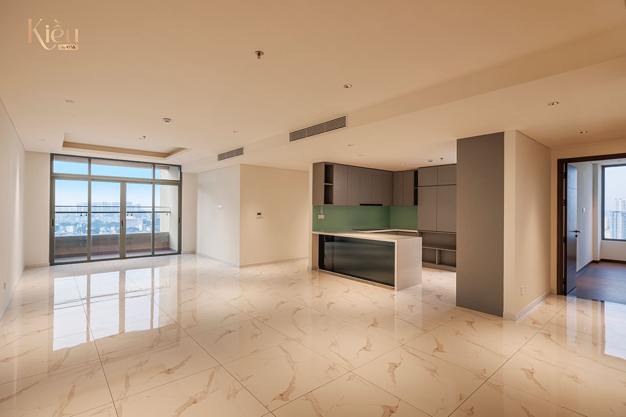 Ảnh thực tế căn hộ Kiều By Kita Quận 5, sẵn sàng bàn giao.