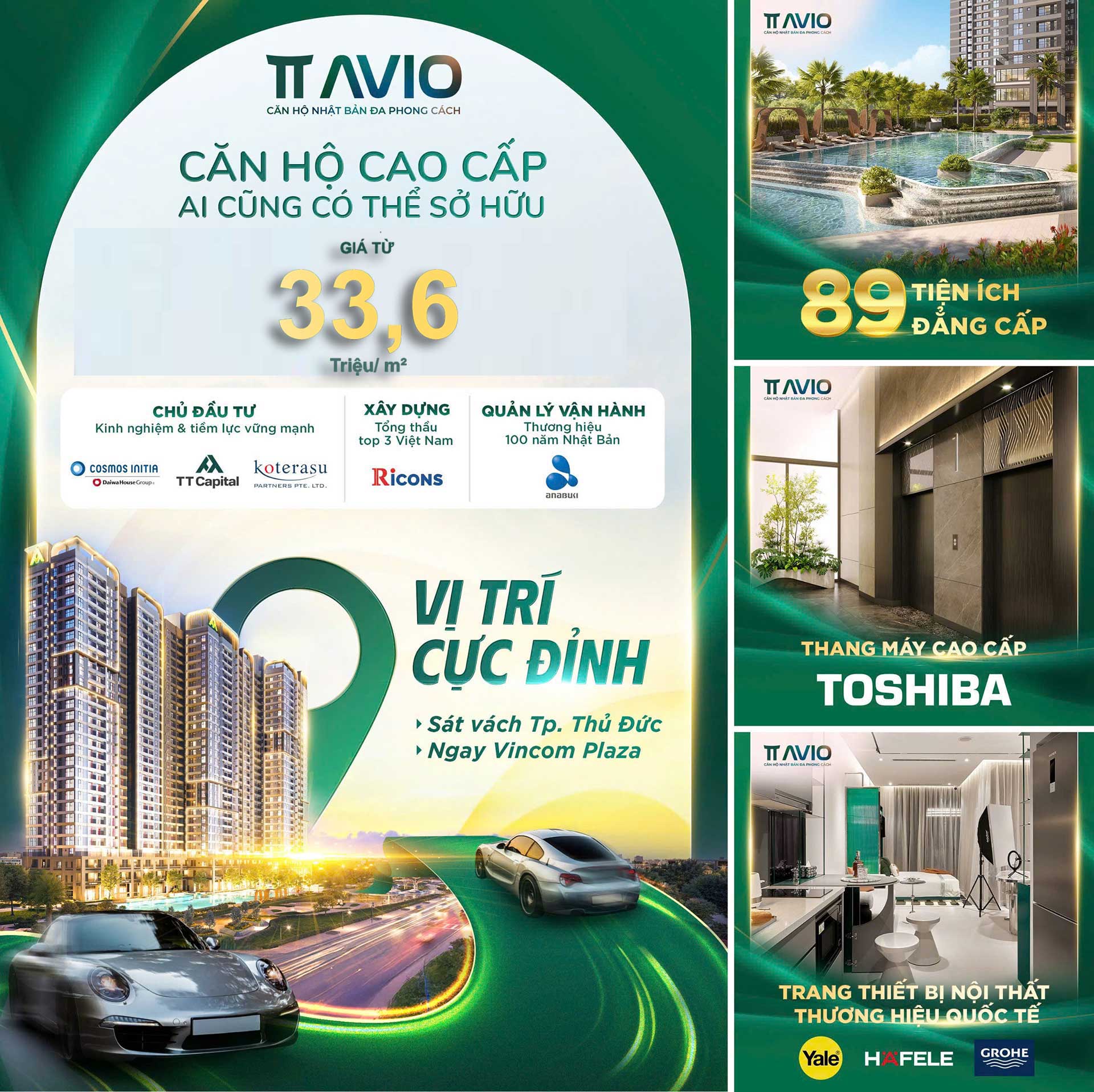 Căn hộ TT AVIO chuẩn Nhật