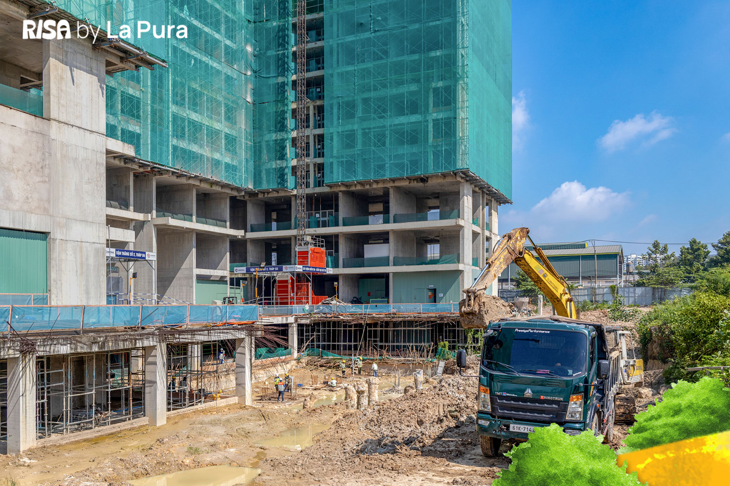 La Pura - Cập nhật tiến độ thi công tháng 10.2025