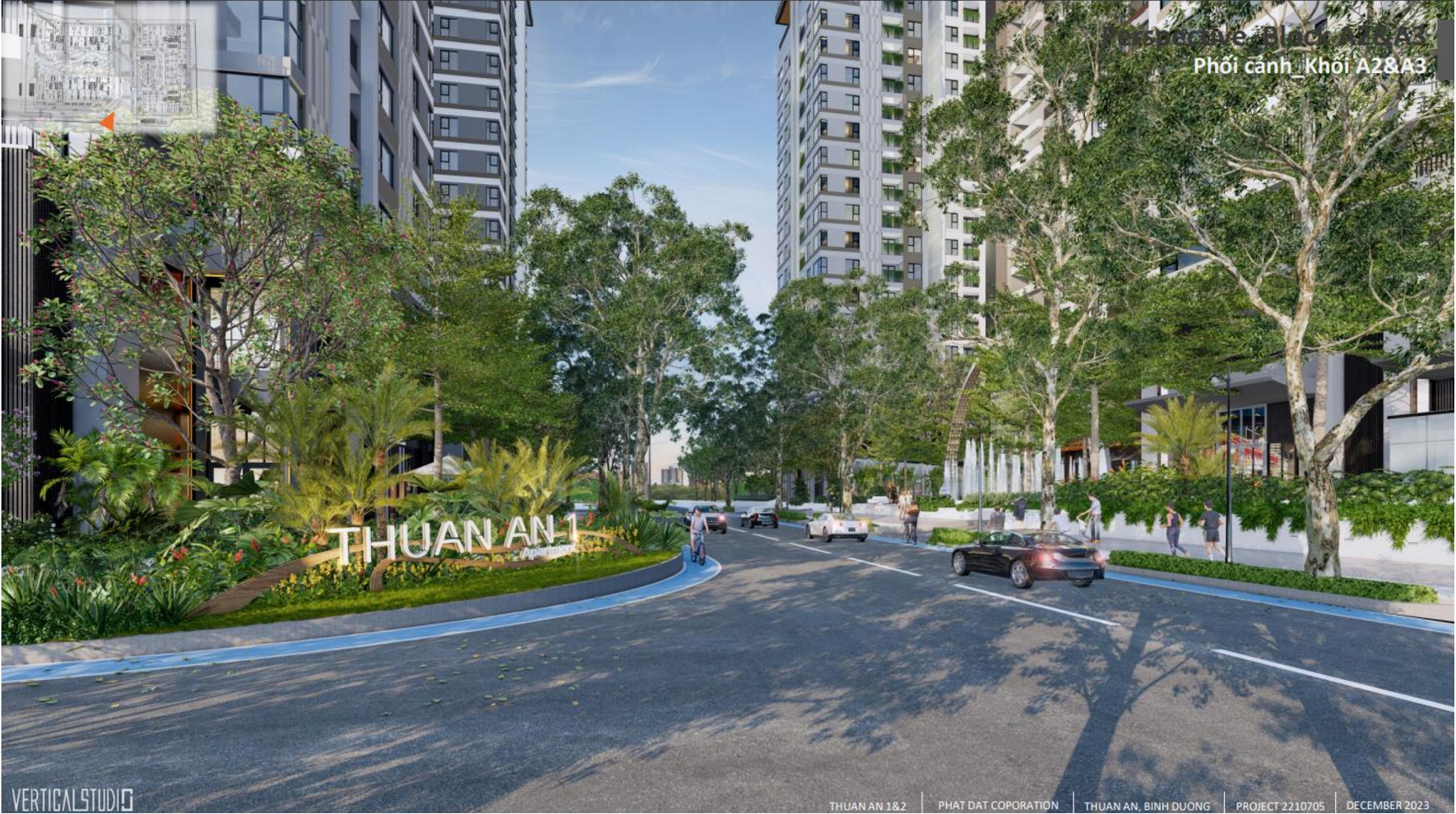 Đường nội khu căn hộ Monrei SaiGon